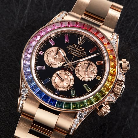 Rolex Daytona 116595RBOW Rainbow Black Dial .